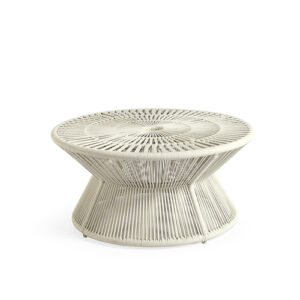 Mesa centro "Libby White" cristal 6 mm