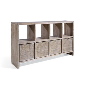 Mueble Auxiliar Kasrer 4 Estantes 4 Cajones