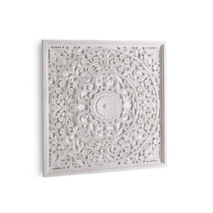 Deco Pared Blanco Oro