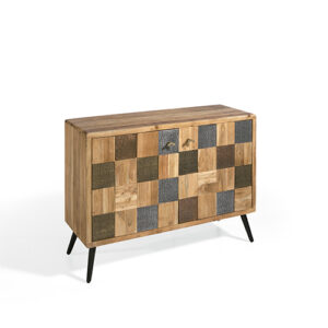 Aparador madera acacia & patas metal "Nac"