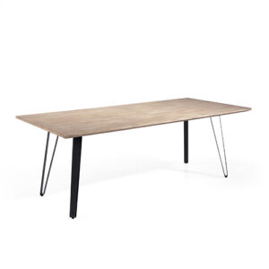 Mesa Comedor madera natural & forja "Greve" 220