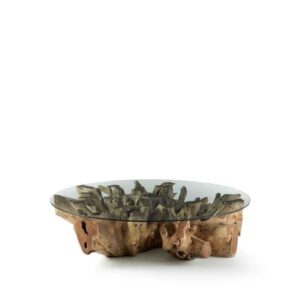 Mesa Centro Teca "Naga" 180 cms. diámetro