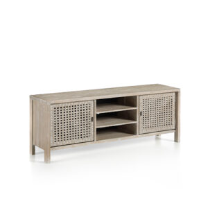 Mueble TV "Chipre" con cristal 5 mm