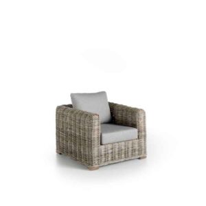 Sillón médula "Creta" tapizado