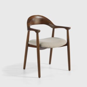 Sillón Comedor madera nogal "Calvin"