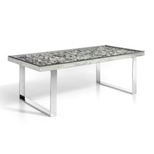 Mesa Comedor "Atlantic Shell" 180 cms con cristal