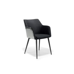 Sillón Comedor "Sienna Velvet Black"