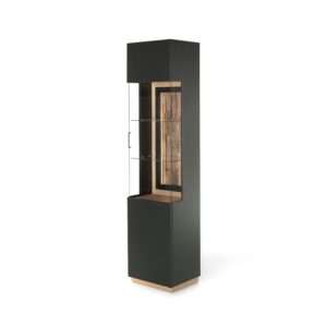 Vitrina "Elya" Apertura Izquierda Puertas Negro LED